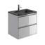 Fenix 594mm Single Bathroom Vanity with Integrated Glass Basin-1022169833