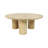 Faustine Round Mango Wood Coffee Table-1337576202