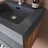 Wall-Mounted Bathroom Vanity With Integrated Solid Surface Basin-1231554779