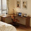 Bureau en bois massif en forme de L brun noisette-900281009-900281012