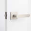 Levier de porte moderne double nickel satiné Chrystie-71089218-71449915-71089217