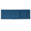 Coussin de siège d'extérieur imperméable bleu, l 74,81 po x P 25,89 po, H 2,06 po, 100%, sans assemblage