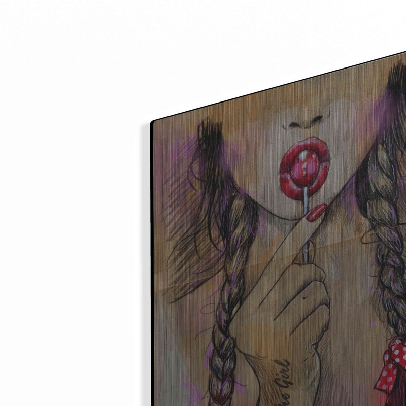 «Raspberry» par Loui Jover, H 16 po x l 12 po