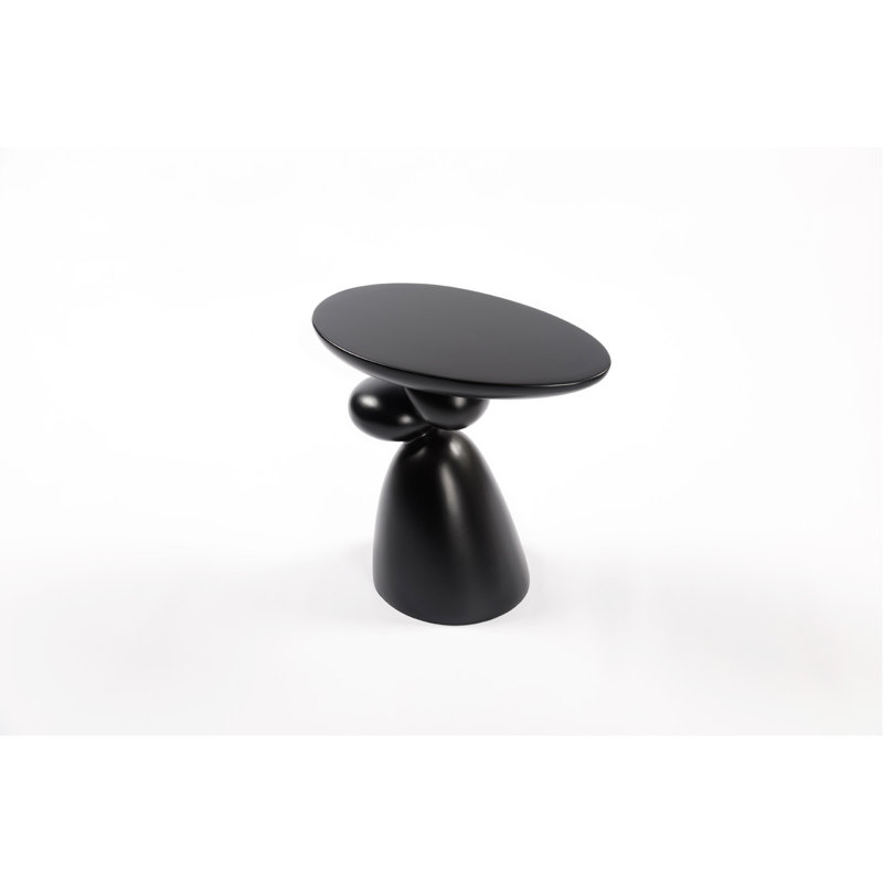 Table de bout Lucky Stone, table d'appoint en fibre de verre, table de coin minimaliste moderne, table basse avec décoration, décoration intérieure pour le salon, la chambre à coucher, la chambre d'amis