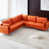 Similicuir orange est en rupture de stock