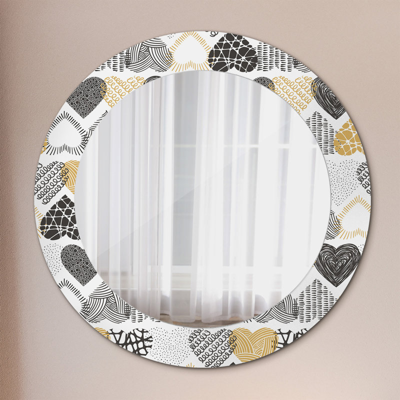 Huldar Glass Flat Wall Mirror