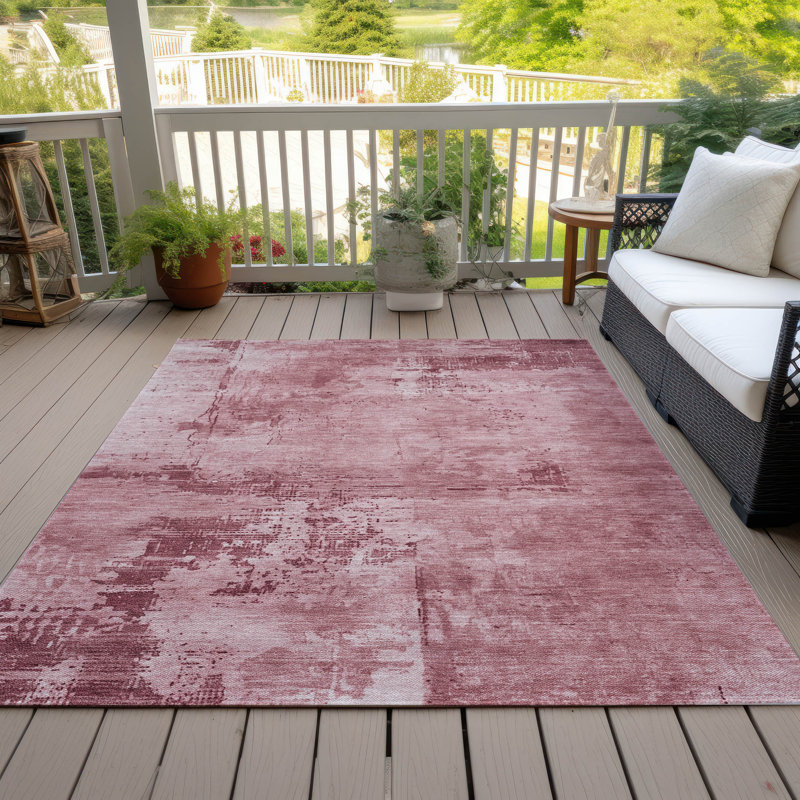  Tapis intérieur / extérieur lavable à la machine Chayden ACN1062, Rectangle 8' x 10'