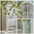 Modern White Glass Solid Wood Display Stand