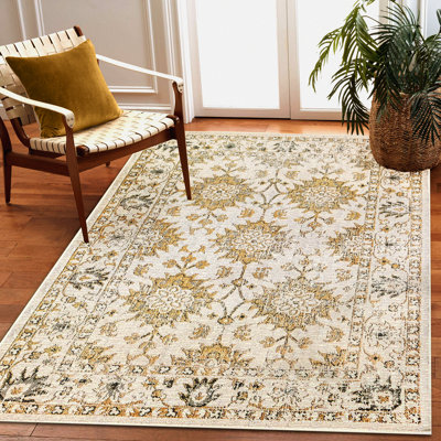 Kaed Machine Woven Oriental Area Rug