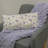 Coussin en coton lavande rose