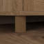 Tabouret d'angle avec rangement en rotin