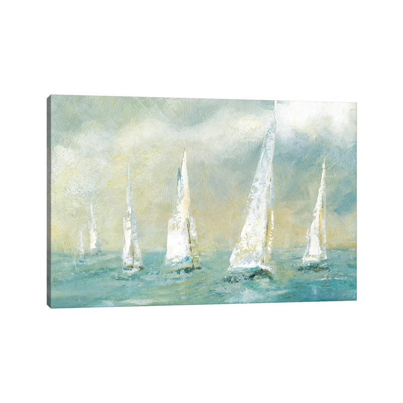 Ocean Breeze by Carol Robinson - Painting on Canvas, Wrapped Canvas, 20.32 cm H x 30.48 cm W