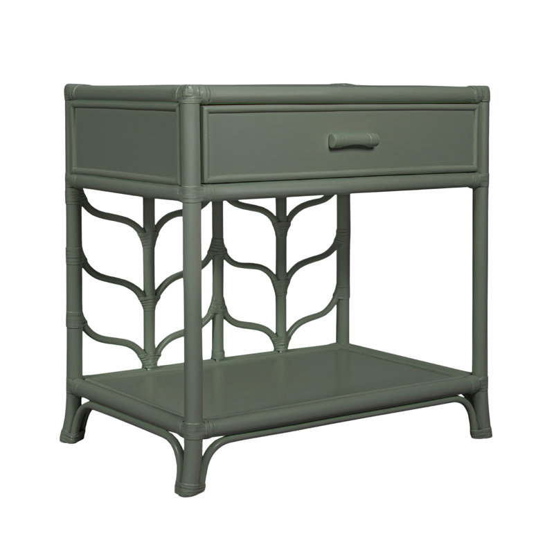 Ivy 1 - Drawer Nightstand, Evergreen