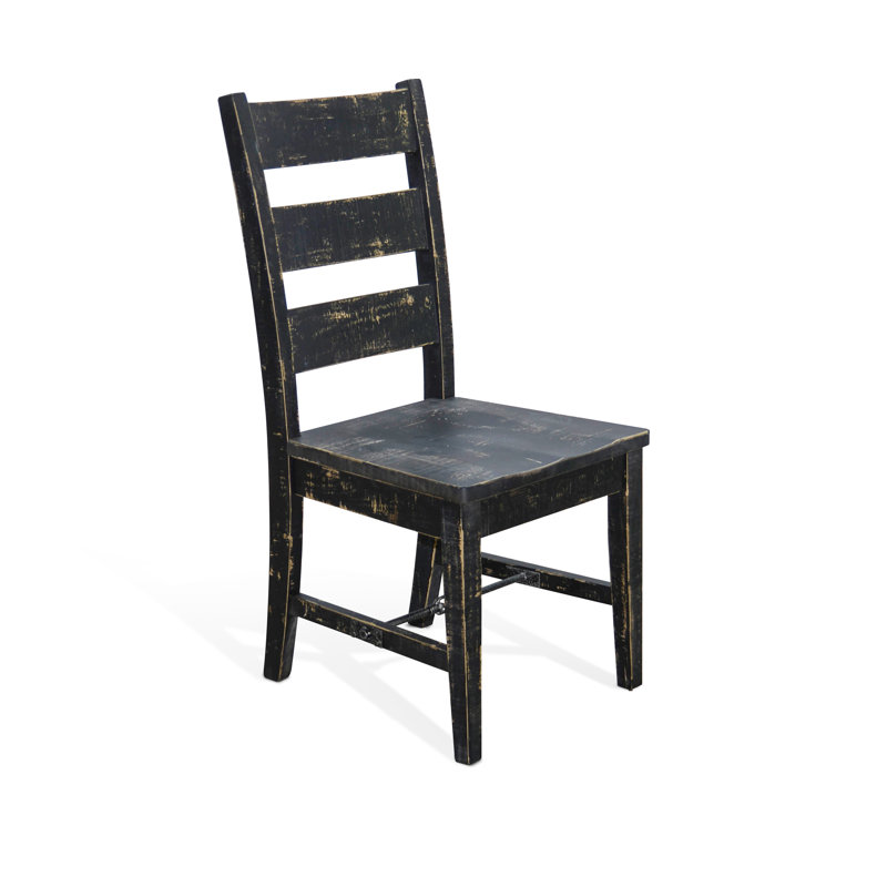 Fabbro 18'' H Upholstered Side Chair, Black Sand