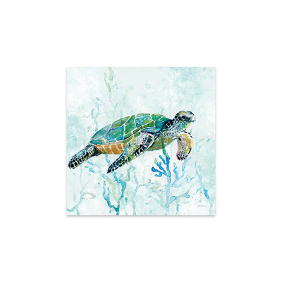 «Sea Turtle Swim I» par Carol Robinson - peinture sans cadre