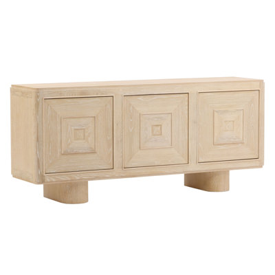 Williams 72" Oak Wood Sideboard, Light Natural