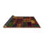 Tapis décoratif multicolore à motif abstrait-1079976387
