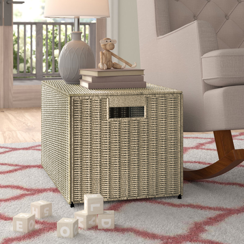 Small Natural Woven Seagrass Wicker Storage Chest