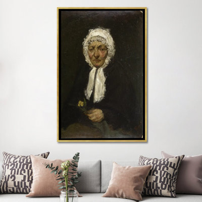 La Mère Gérard, reproduction d'art sur toile encadrée
