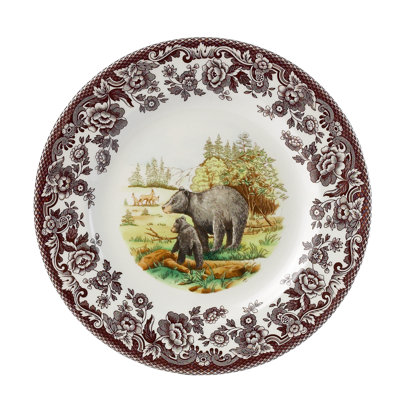 Assiette plate Spode Woodland