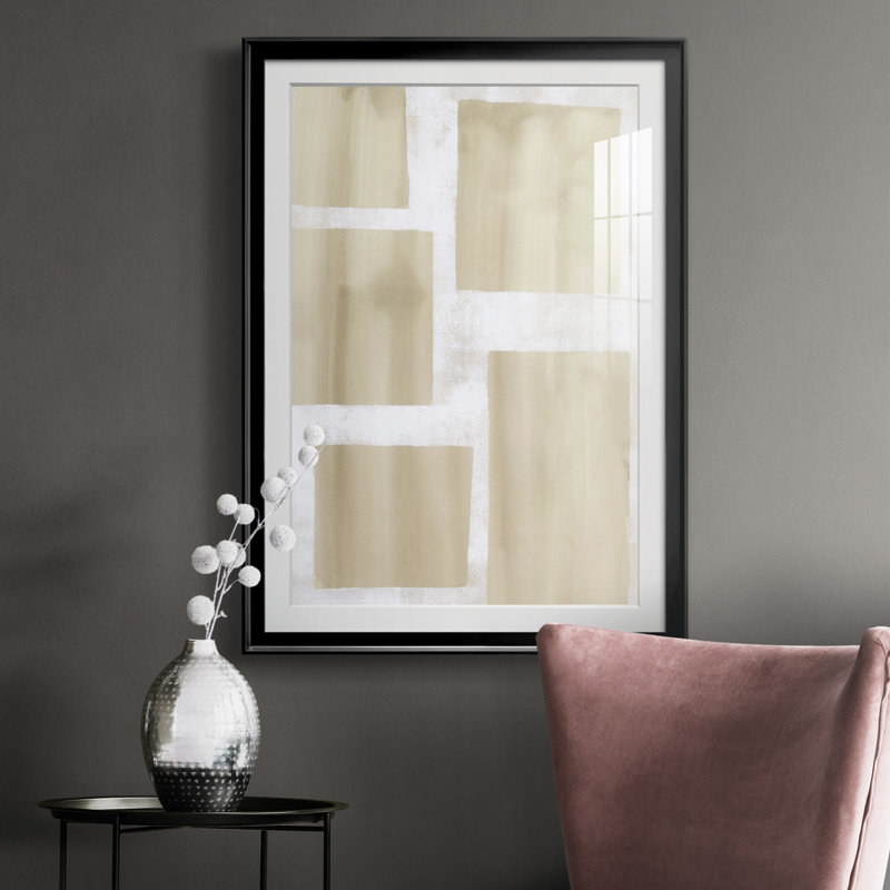 " Moving Boxes II ", Black Framed, 30.5" H x 22.5" W x 1" D
