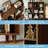 9 Cube Bookcase Decorative Storage Shelves 42.5"H x 37.4"W for Living Room