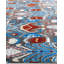Tapis unique noué à la main rouille 9 pi 0 po x 12 pi 0 po Makenley