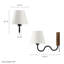 Applique murale en noyer noir Sunlit Squiggle Arm-101991366