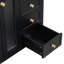 Meuble-lavabo avec porte en verre / tablettes réglables / et trois tiroirs / meuble-lavabo-113435727