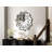 Jeni Silver Glass Decorative Wall Clock