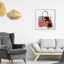 «Fashion and Glam French Purse Splatters Handbags», impression sur toile