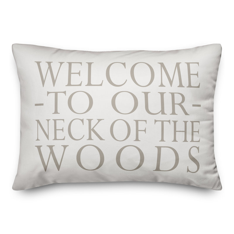 Outdoor Reversible Throw Pillow, White