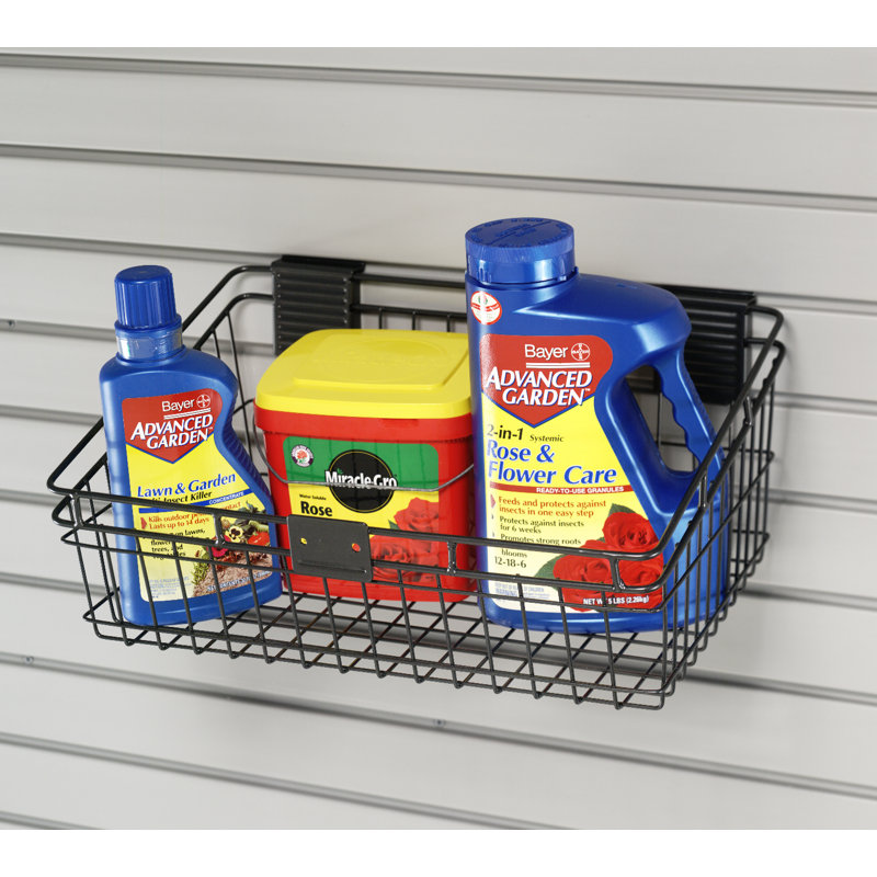 Metal Slatwall, 7.63" H x 17.88" W x 12.75" D
