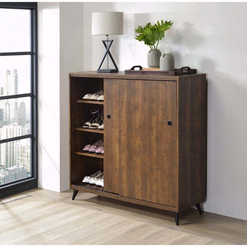 Range-chaussures avec 2 portes coulissantes