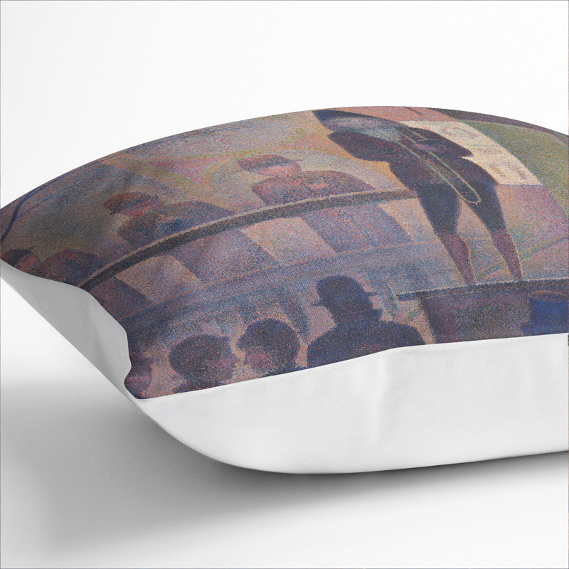 Square Cushion, 40cm H x 40cm W x 15cm D, White