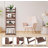 Eri Rectangular Multi-Tiered Foldable Ladder Solid Wood Plant Stand-30196884