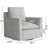 Romines 29.7" W Modern Soft Stripe Upholstered Swivel Barrel Chair with Removable Cushion-1668754848