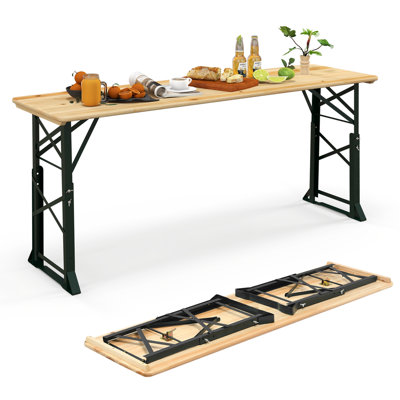66.5'' Rectangular Portable Folding Table