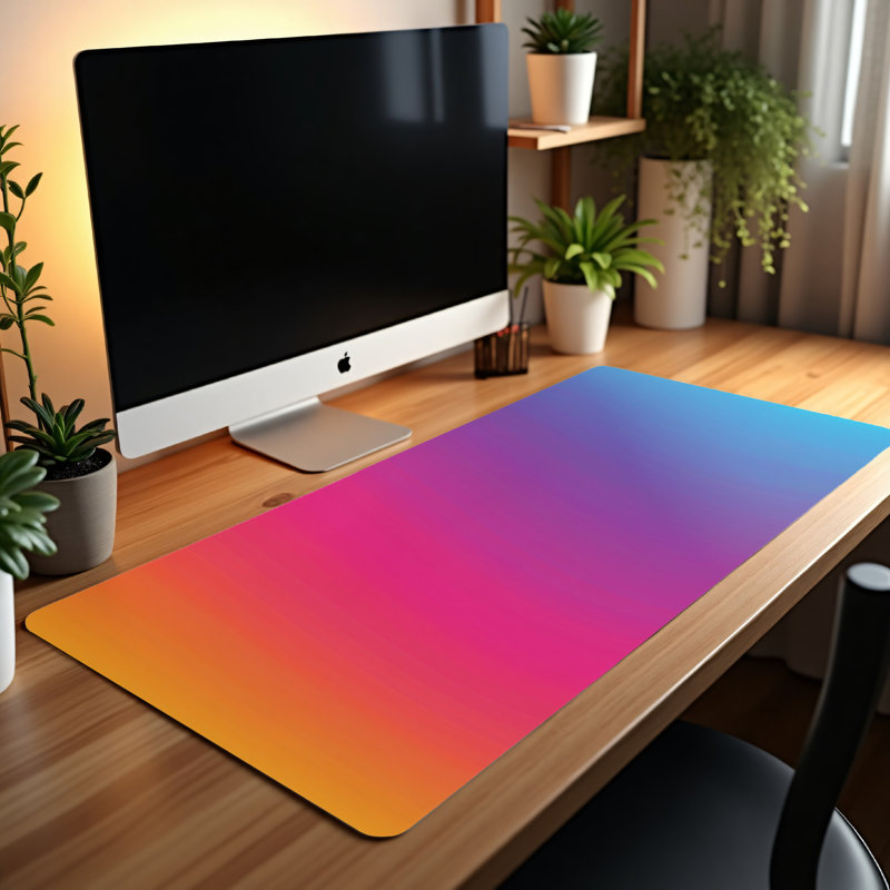 Polyester Desk Pad, 23.6x13.8