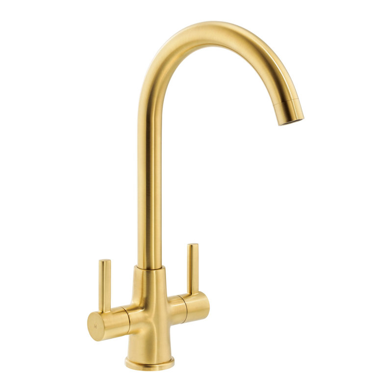 Abode Designs Enstyle Kitchen Faucet, Brushed Brass