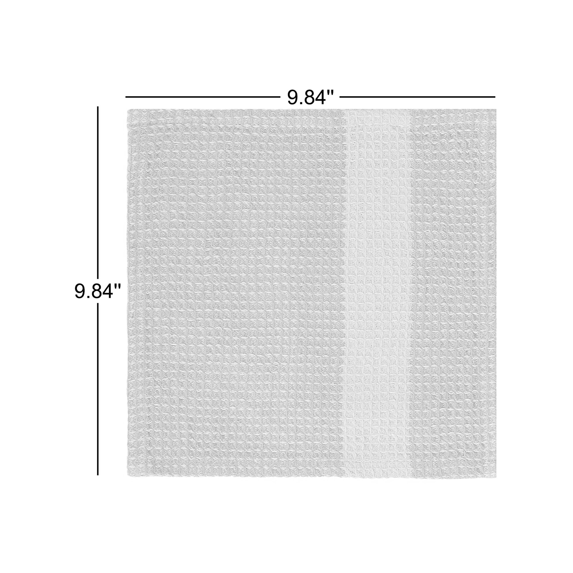 GANO Organic Cotton 2 Piece Dish Towel Set, Steel Gray/Tan