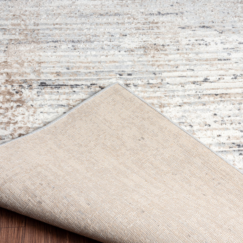 Tomaz Area Rug in Gray, Rectangle 7'6" x 9'6", Gray