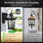 5 Modes Porch Lights Outdoor with GFCI Outlet, Black Motion Sensor Outdoor Wall Lantern