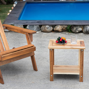 Candrice Rectangular Outdoor Side Table