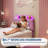 Twin Velvet Bed Frame with LED Headboard & 2 Drawers, Purple-544177415-544177412