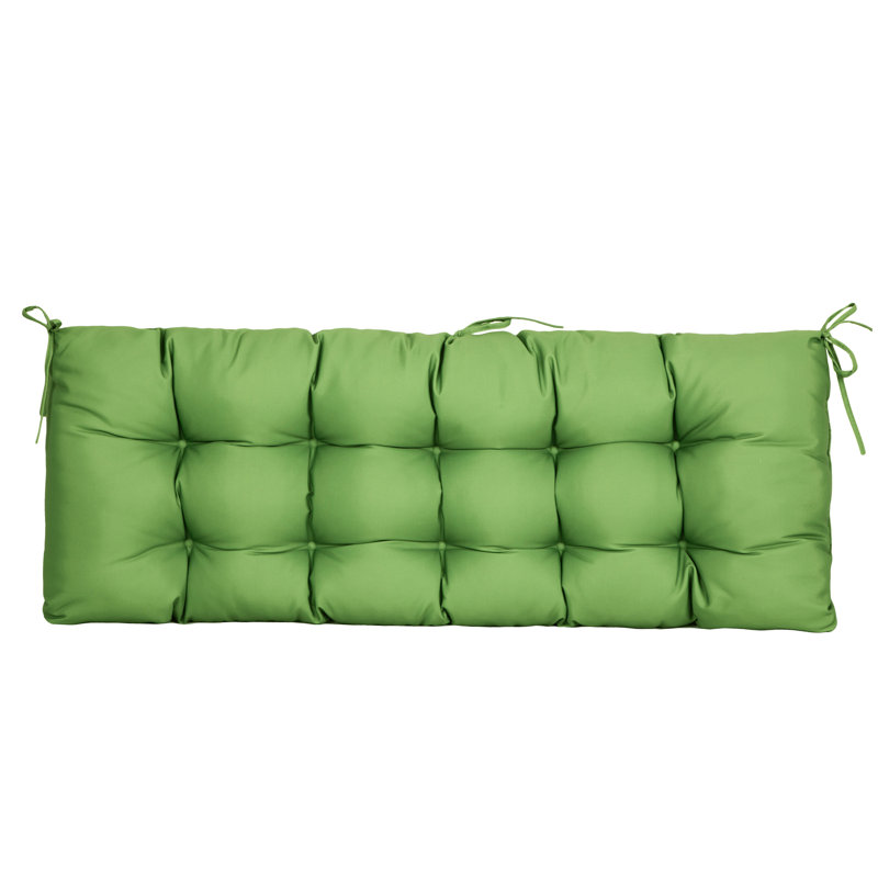 Cassella Outdoor 4'' Bench Seat Cushion, Kale Green