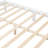 Retro Style Queen Size Wood Bed Frame With Wooden Slat Support, White Platform Frame, Look Steady Framework,