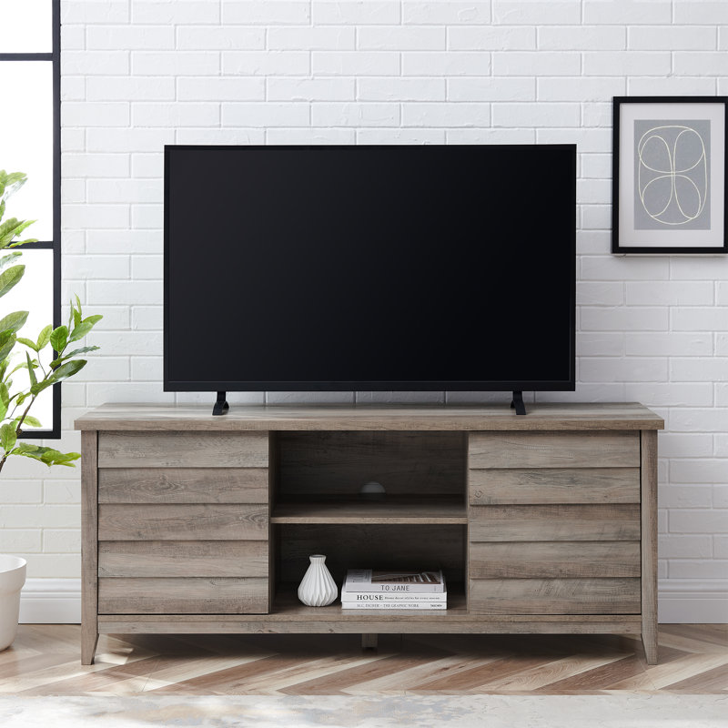 Menton TV Stand for TVs up to 65", Gray Wash