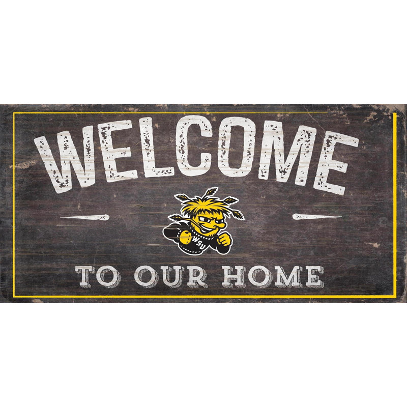 Décoration murale ncaa welcome, Wichita State Shockers