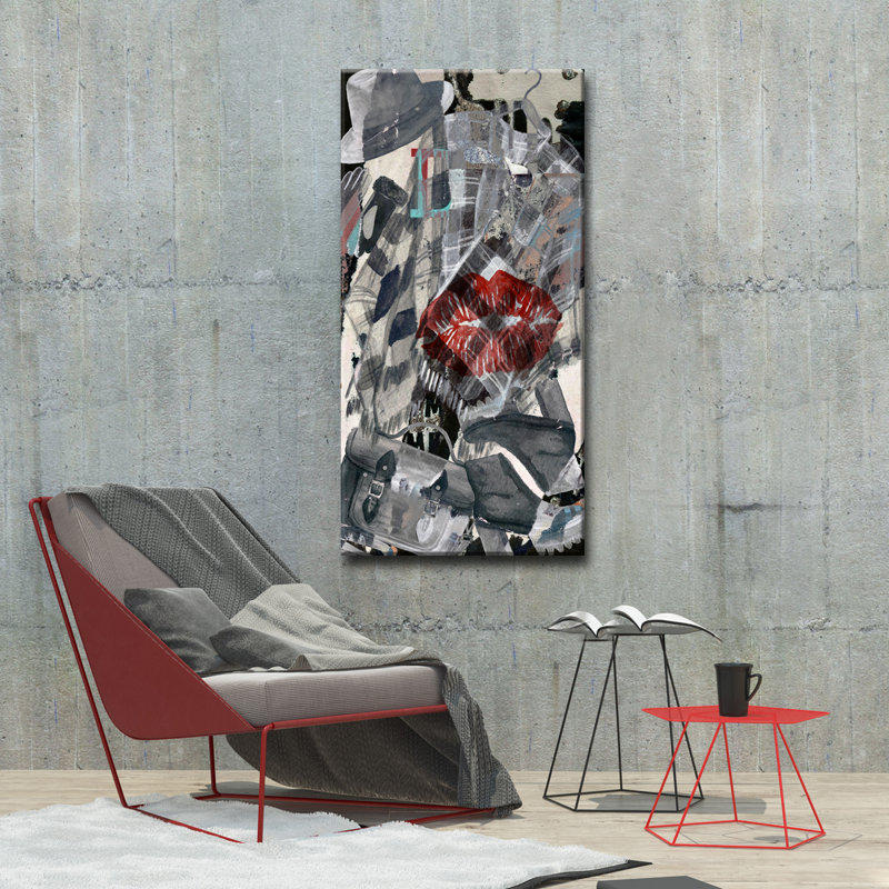 « urban mode xxi », impression sur toile tendue encadrée, H 40 po x l 20 po